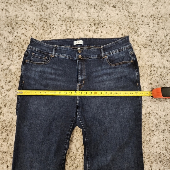 Lane Bryant SZ 24P Hi Rise Boot Cut Flex Waistband Med Wash Tight Tummy Jeans - Picture 7 of 11